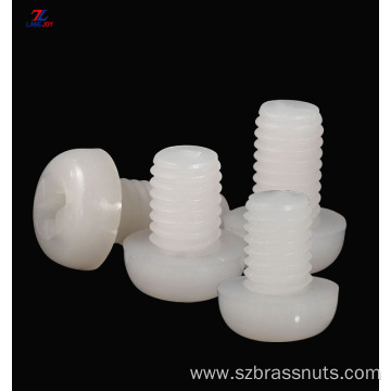 M8 M10 white nylon plastic machine screw